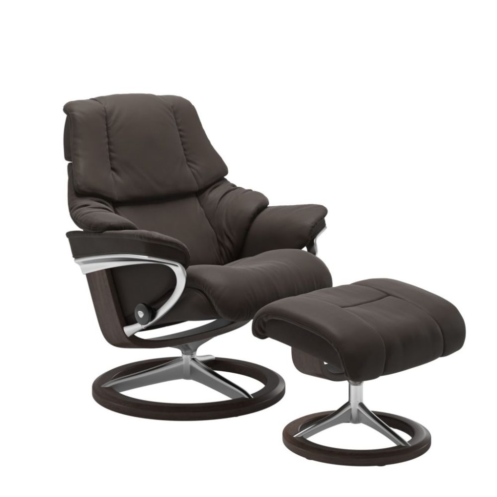 Stressless® Reno (M) Recliner with Footstool – Signature Base